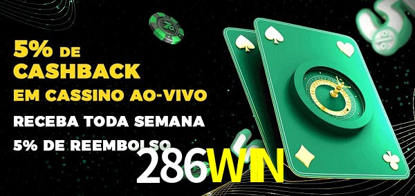 Promoções do cassino ao Vivo 286WIN